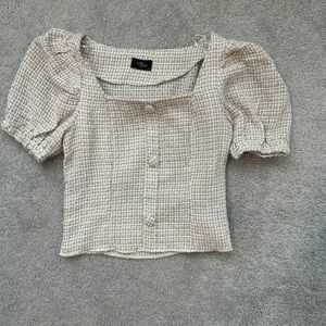 Tweed Crop Top